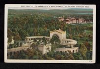 Open air pipe organ and U.S. Naval Hospital, Balboa Park, San Diego, Calif.